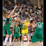 Partido Mann Filter - Hondarribia. Liga Femenina.  Para En Cancha