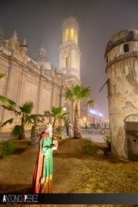 Melchor en el Belén de Zaragoza